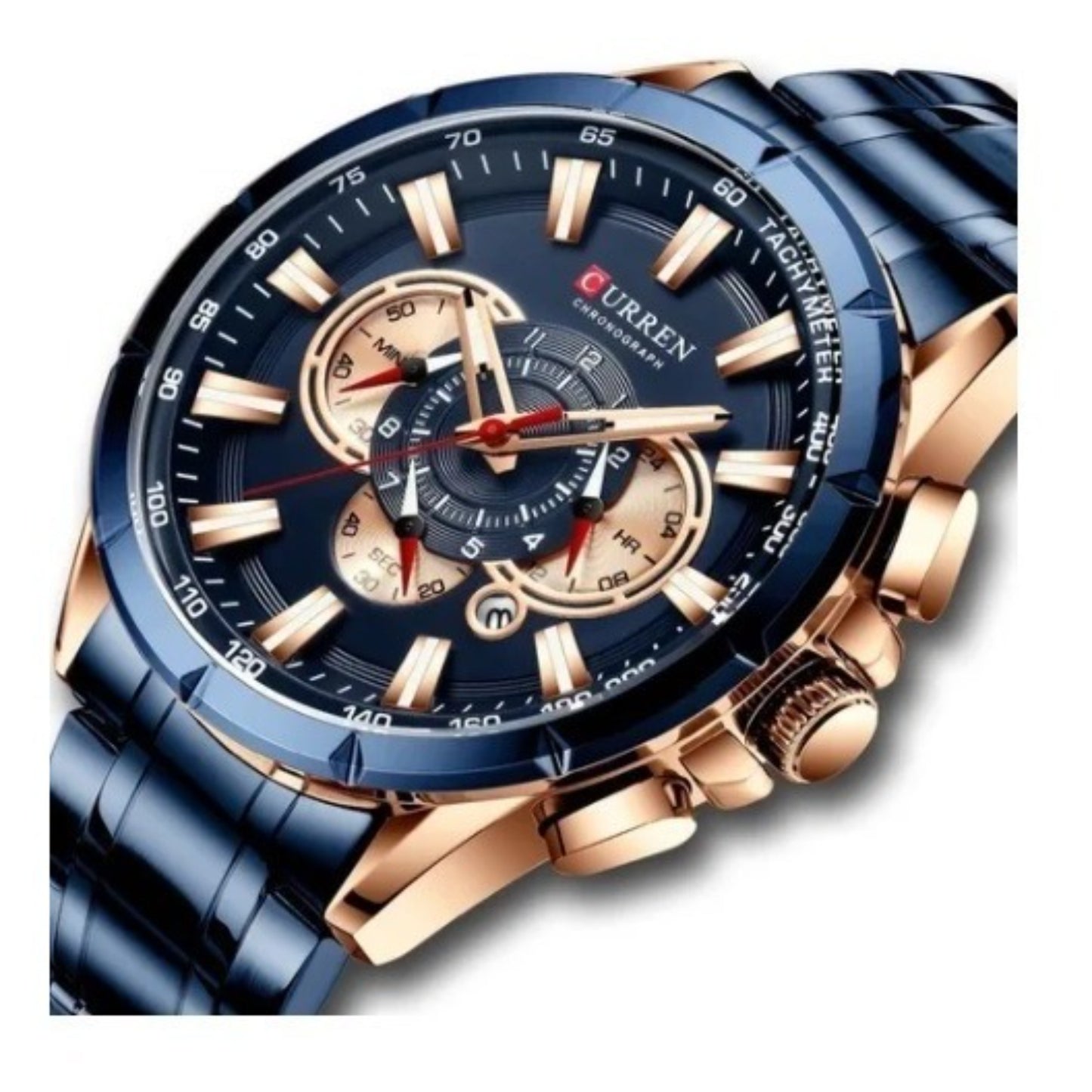 Reloj Curren 8363 de acero inoxidable: Elegante y potente en cada detalle