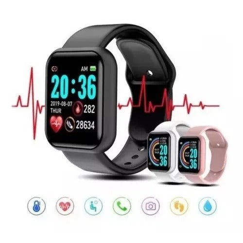 Smartwatch Y68 - Tecnología, Estilo y Salud en tu Pulsera