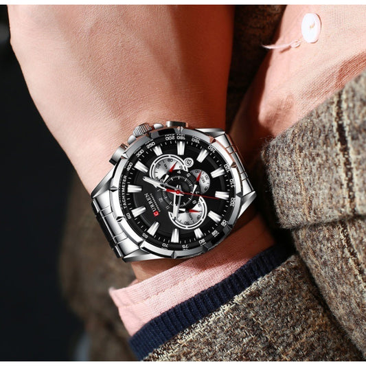 Reloj Curren 8363 de acero inoxidable: Elegante y potente en cada detalle