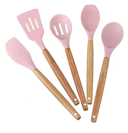 Utensilios de cocina 19 piezas – Juego cuadrado con mango antideslizante