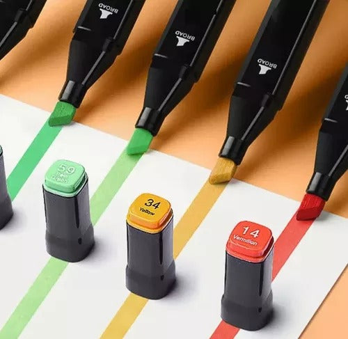 Juego de 60 marcadores de doble punta: colores brillantes para inspirar tu creatividad