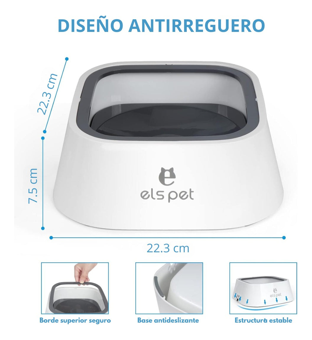 Tazón antiderrames para perros: agua siempre fresca y sin desastres en casa
